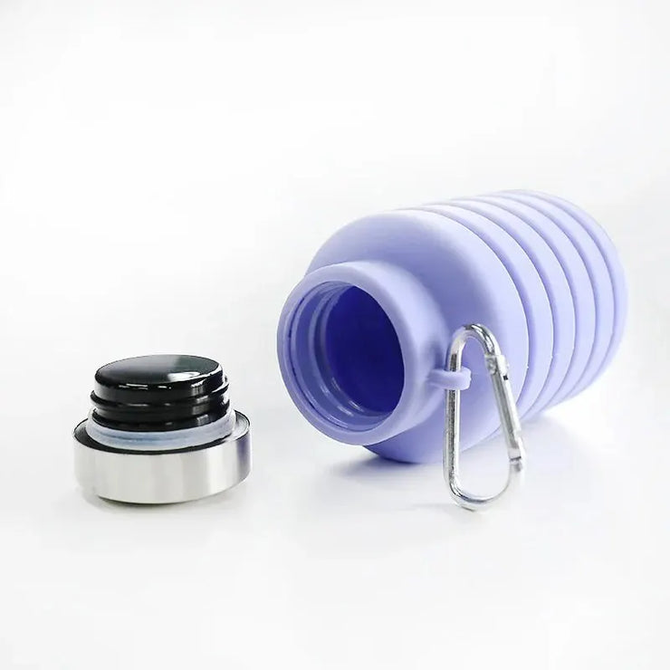 Collapsible Water Bottle Silicone Bottles New Portable Silicone Water Bottle Retractable Folding Bottle Outdoor Travel Tools