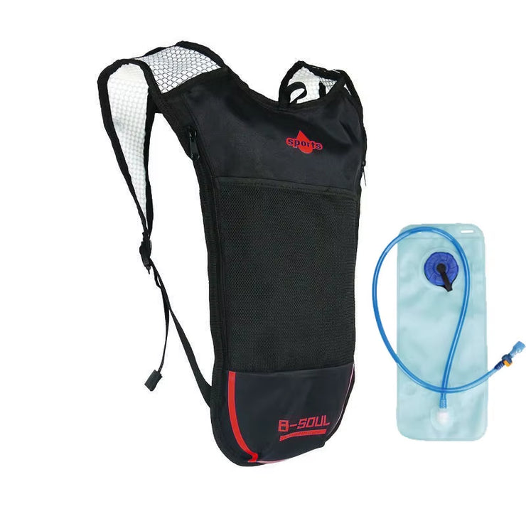 Hydration Backpack Pack W/ 2L Hydration Bladder Lightweight Breathable Water Backpack 3 Layer Pockets for Hiking Running Cycling