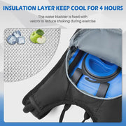 Lightweight Hydration Backpack with Insulated Layer 2L Hydration Bladder 2023 for Outdoor Sports Running Cycling